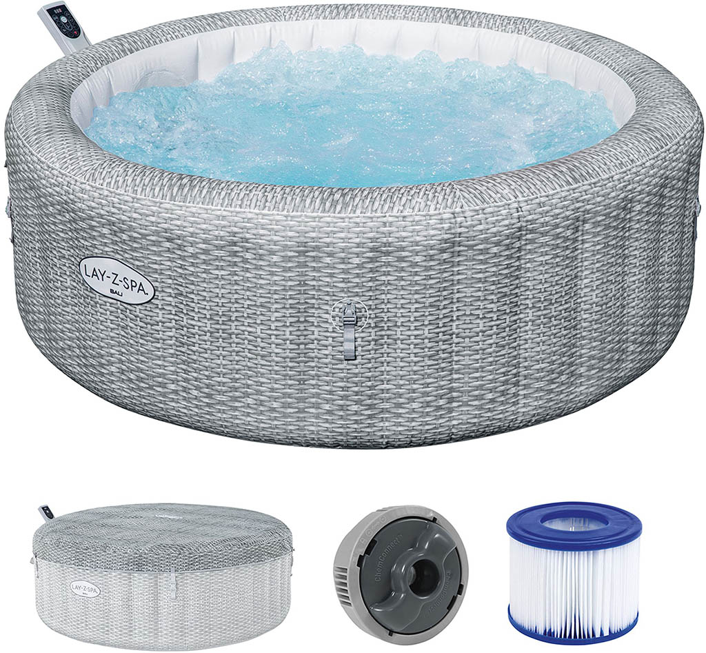 BESTWAY Lay-Z-Spa Bali EnergySense Smart AirJet Vírivka, 196 x 71 cm, 6 osôb 6001N
