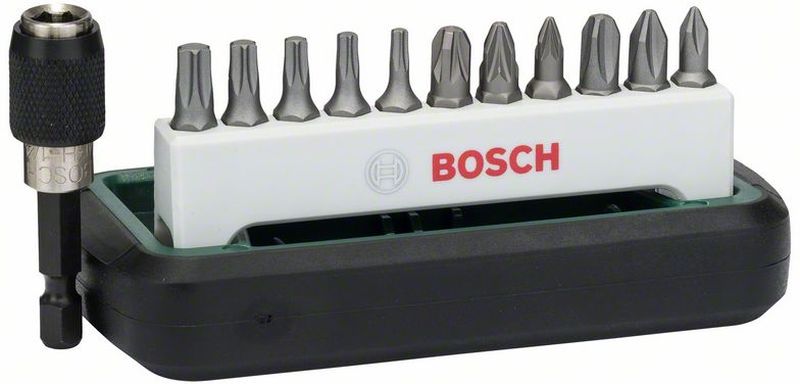 BOSCH 12 dielna sada štandardných skrutkovacích bitov, zmiešaná (PH, PZ, T) 2608255993