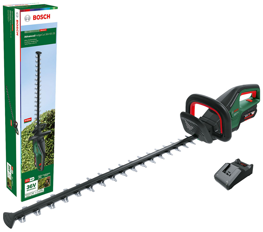 BAZÁR BOSCH AdvancedHedgeCut 36V-65-28 (1x2,0 Ah) Aku nožnice na živé ploty 060084A300 POU