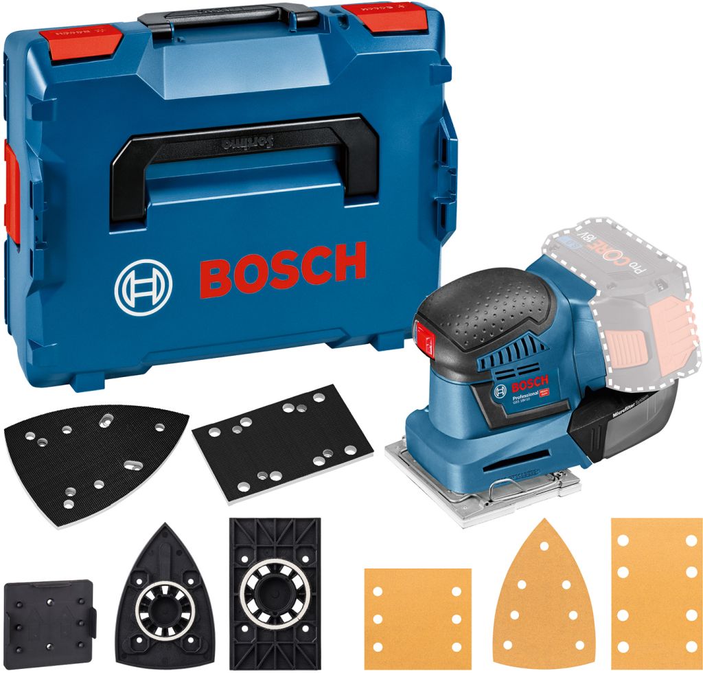 BOSCH GSS 18V-10 PROFESSIONAL Akumulátorová vibračná brúska (solo), L-BOXX 06019D0202