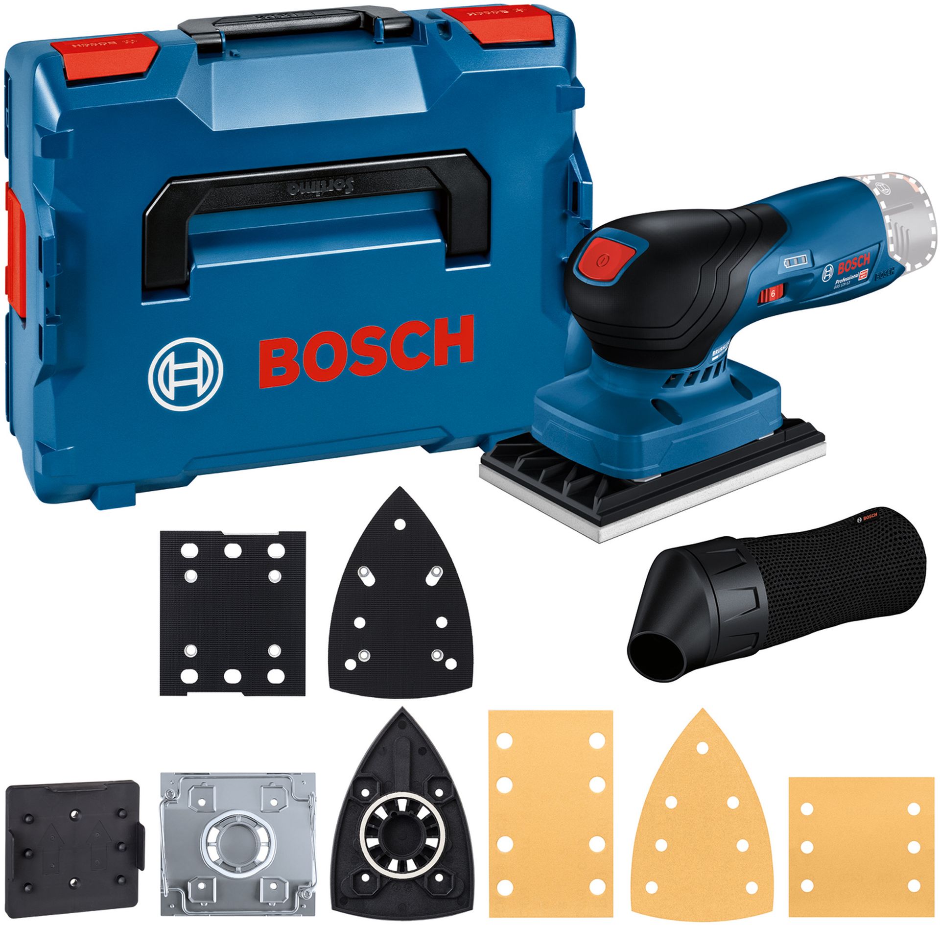 BOSCH GSS 12V-13 Akumulátorová vibračná brúska, L-BOXX 136 06019L0001