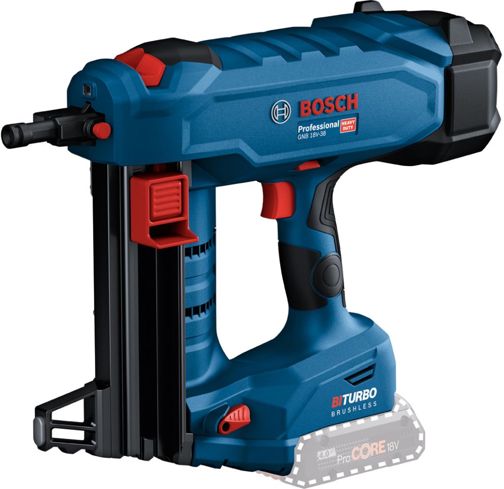 BOSCH GNB 18V-38 PROFESSIONAL Akumulátorová klincovačka do betón 06019L7000