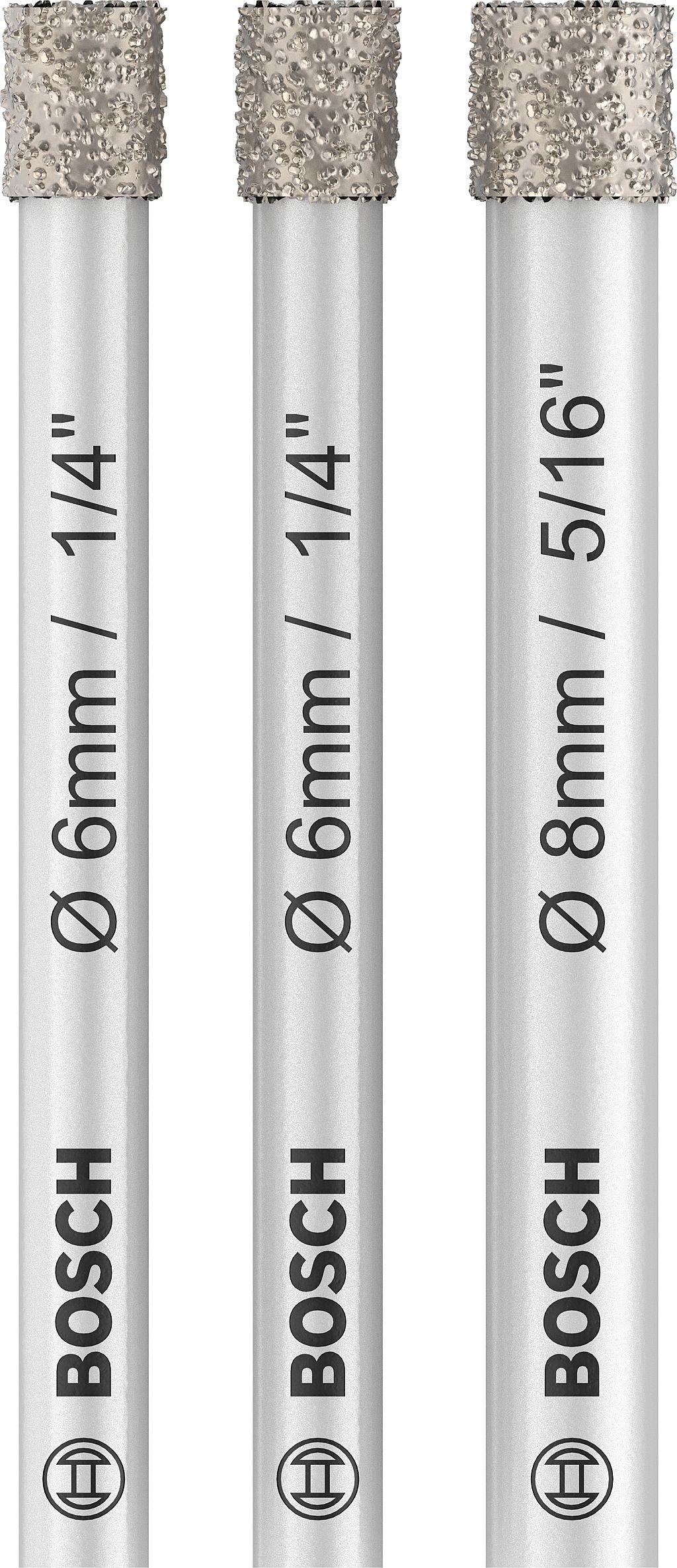 BOSCH Sada vrtákov PRO Ceramic dry, 6 x 66, 6 x 66, 8 x 66 mm, 3 ks 2607011626