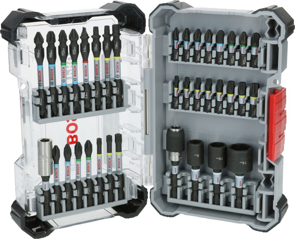 BOSCH Sada skrutkovacích bitov PRO Impact, 6 × 36 ks 2608522517