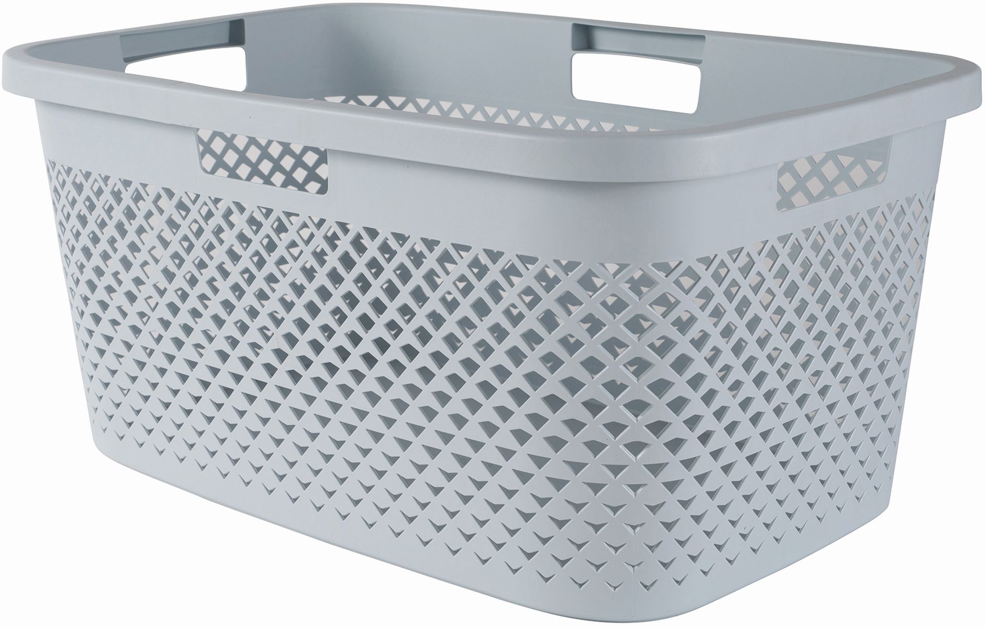 CURVER PURE 47L Kôš na čistú bielizeň 60 x 40 x 28 cm, modrá 01917-126