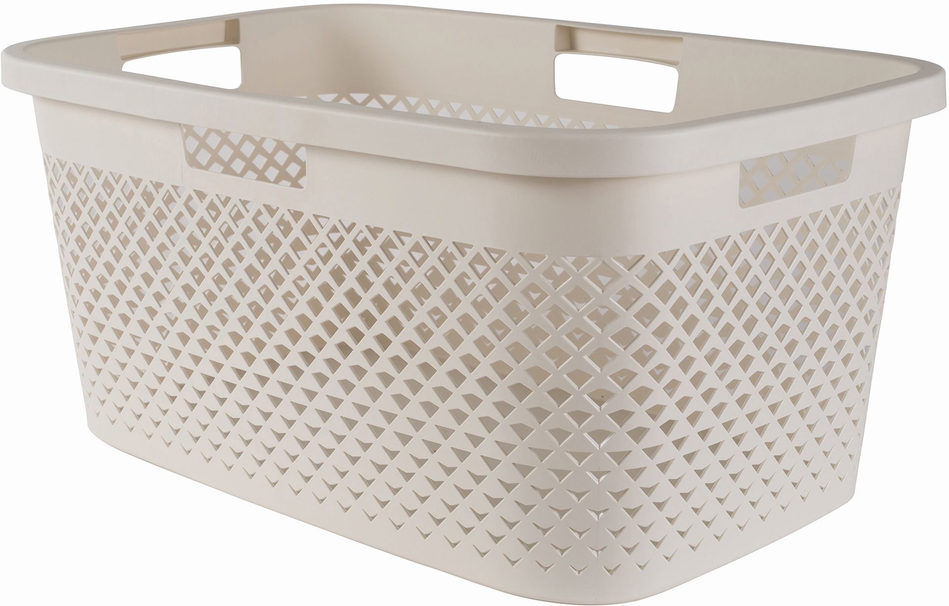 CURVER PURE 47L Kôš na čistú bielizeň 60 x 40 x 28 cm, béžová 01917-X64