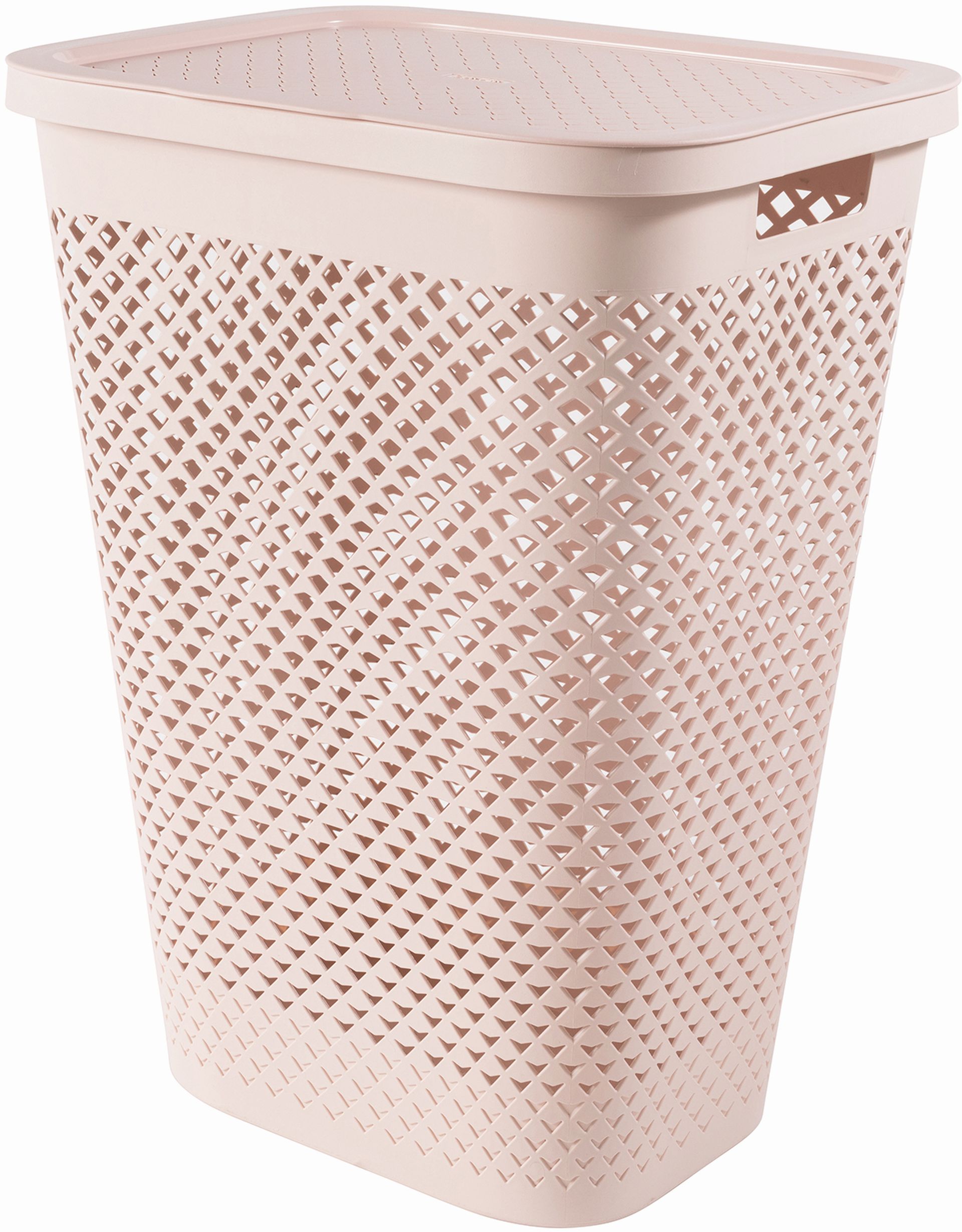 CURVER PURE 55L Kôš na špinavú bielizeň 43 x 35 x 58 cm, ružová 01918-Q70