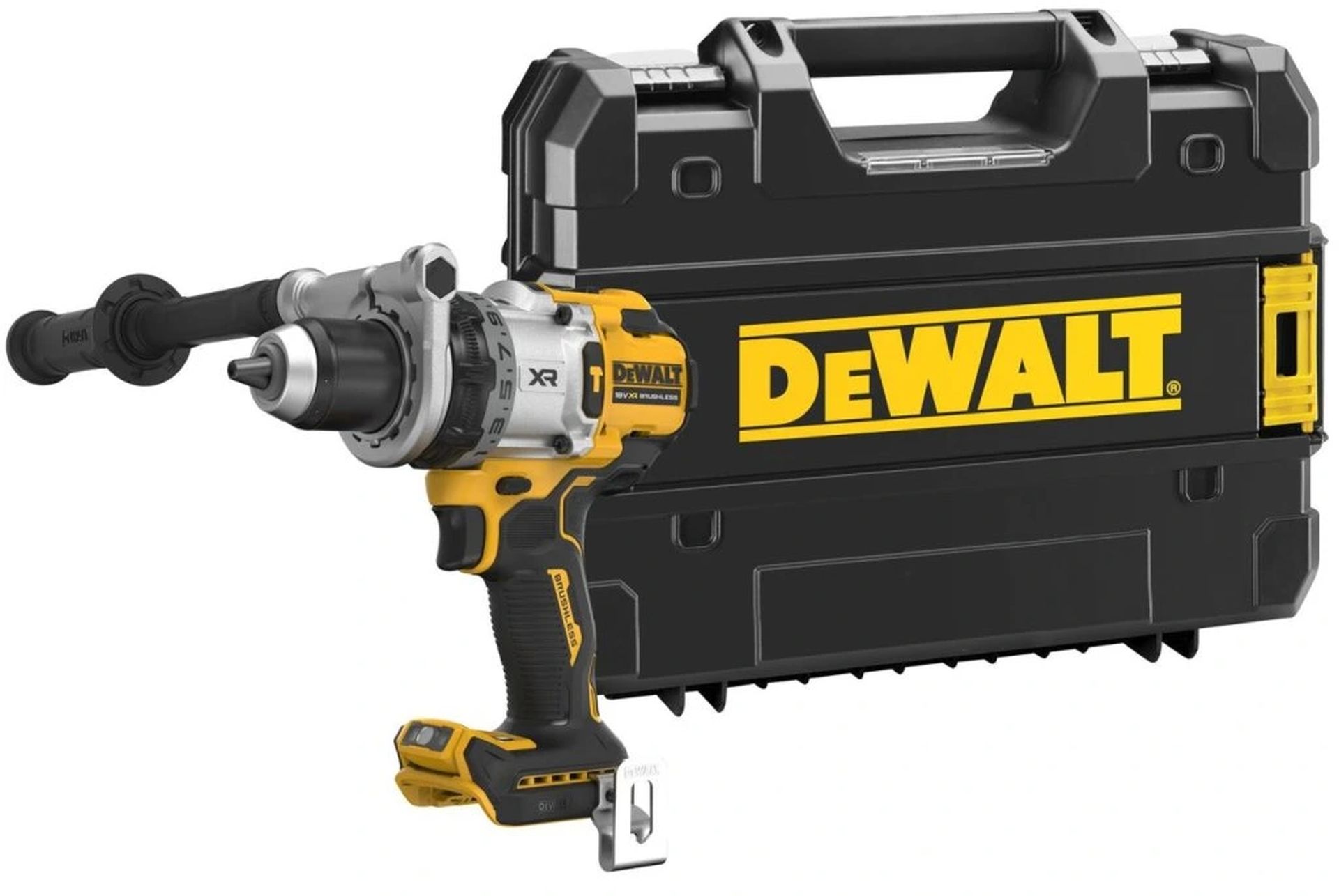 DeWALT DCD1007NT Aku vŕtačka s príklepom (169Nm/18V/bez aku) Tstak
