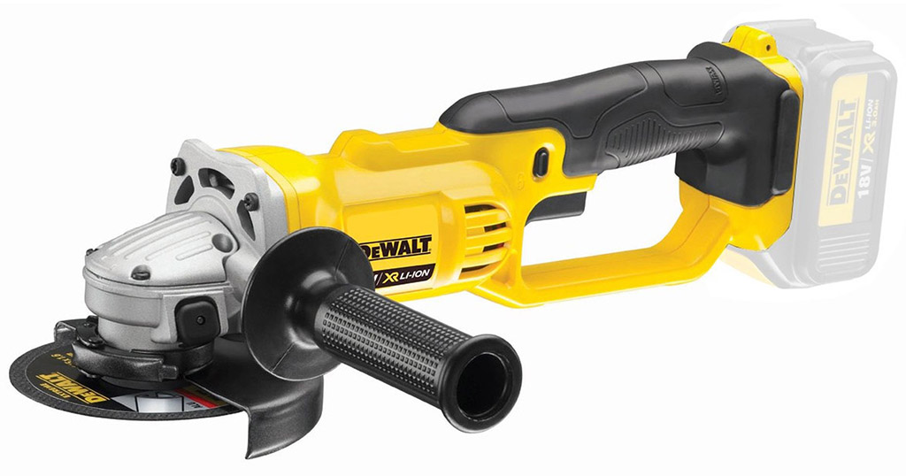 BAZÁR DeWALT DCG412N Aku uhlová brúska XR (18V/125 mm) bez aku PO SERVISE, POUŽITÉ