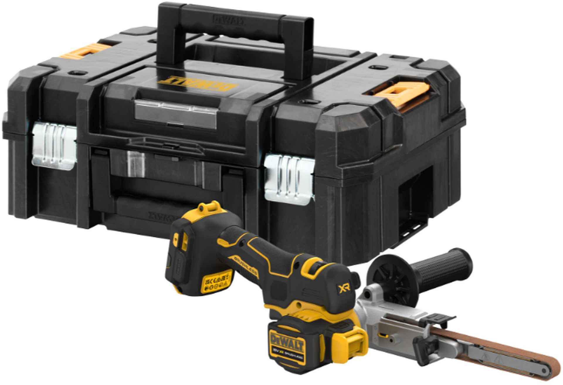 DeWALT DCM200NT Pásový pilník bezuhlíkový XR (18V/bez aku) kufor T-stak