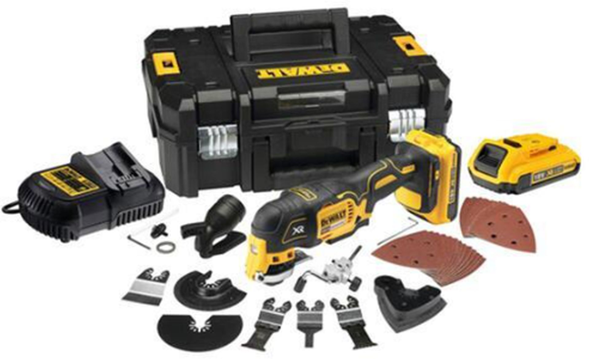 DeWALT DCS353D2 Aku oscilačná multibrúska XR (12V/2x2,0Ah) kufor Tstak