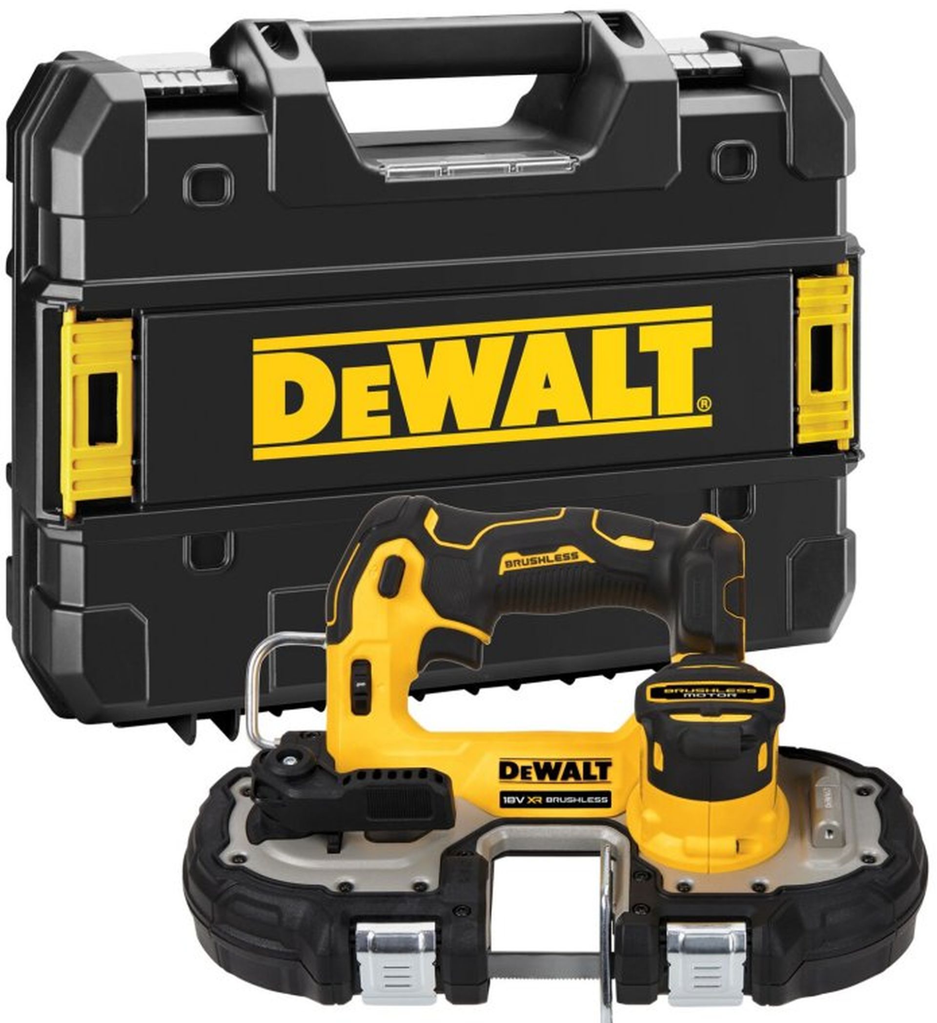 DeWALT DCS377NT Aku pásová píla 46mm XR (18V/bez aku) kufor Tstak