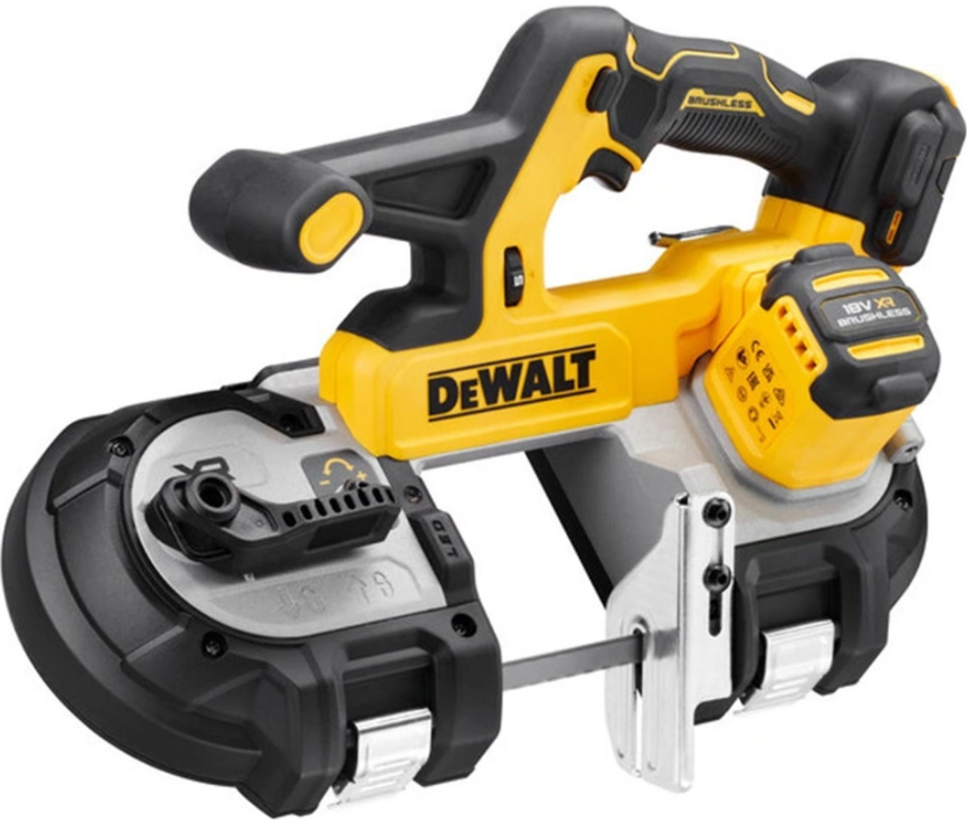 DeWALT DCS378N Aku pásová píla XR (18V/bez aku)