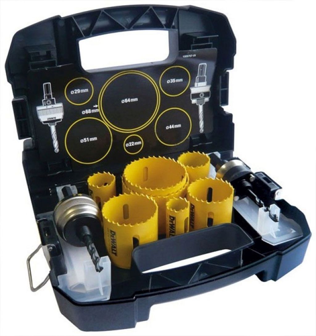 DeWALT DT90353 11 dielna sada koruniek Universal EXTREME - 22, 29, 35, 44, 51, 64, 68 mm