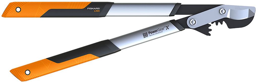 BAZÁR Fiskars PowerGear X (M) nožnice na silné konáre dvojčepeľové LX94 1020187 PO SERVISE