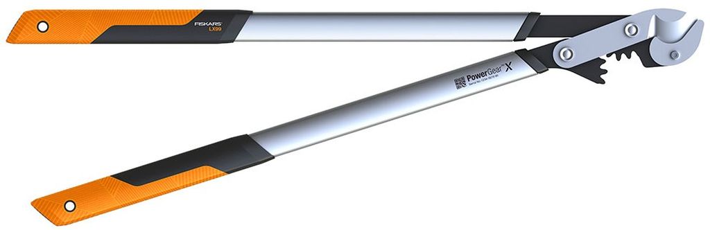 BAZÁR Fiskars PowerGearX (L) nožnice na silné konáre jednočepeľové LX99 (112440)PO SERVISE