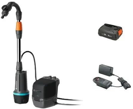 Gardena 2400 ComfAuto 18V P4A Aku čerpadlo do suda (1x 2,5Ah) 14605-20