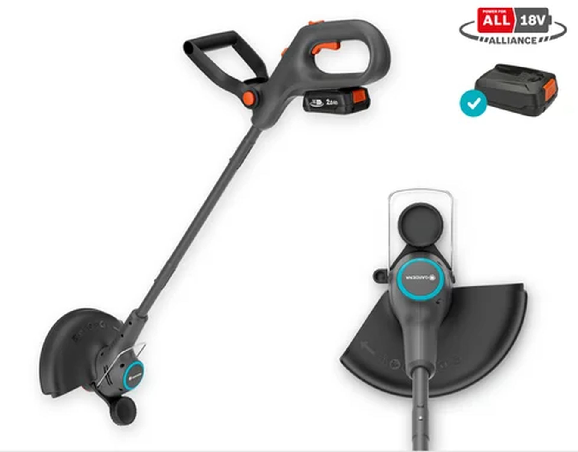 GARDENA PowerTrim 30/18V P4A Akumulátorový vyžínač set (18V/1x4,0Ah) 14703-20