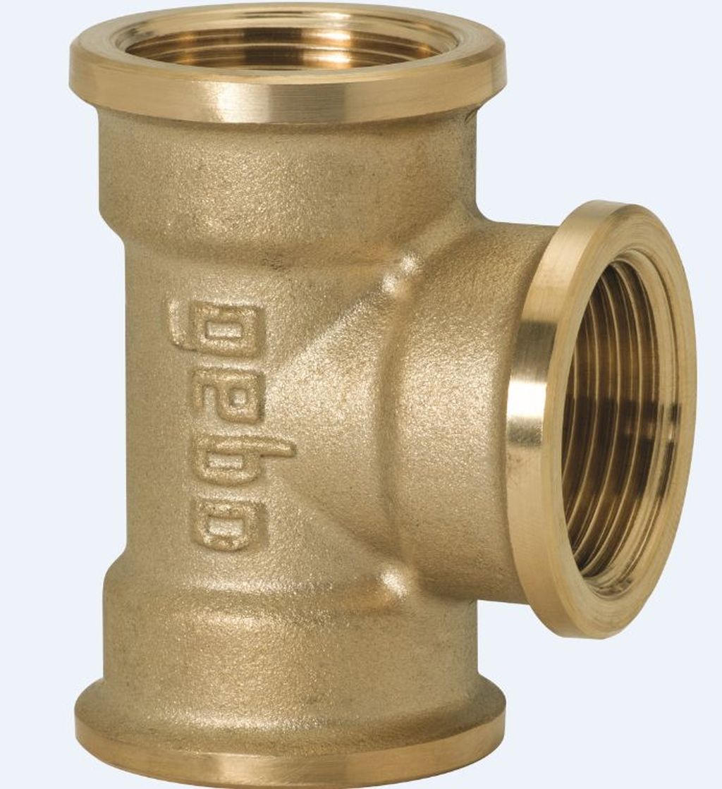 GEBO T-kus 90 ° 2 &quot;F x F x F mosadz 130-9BR