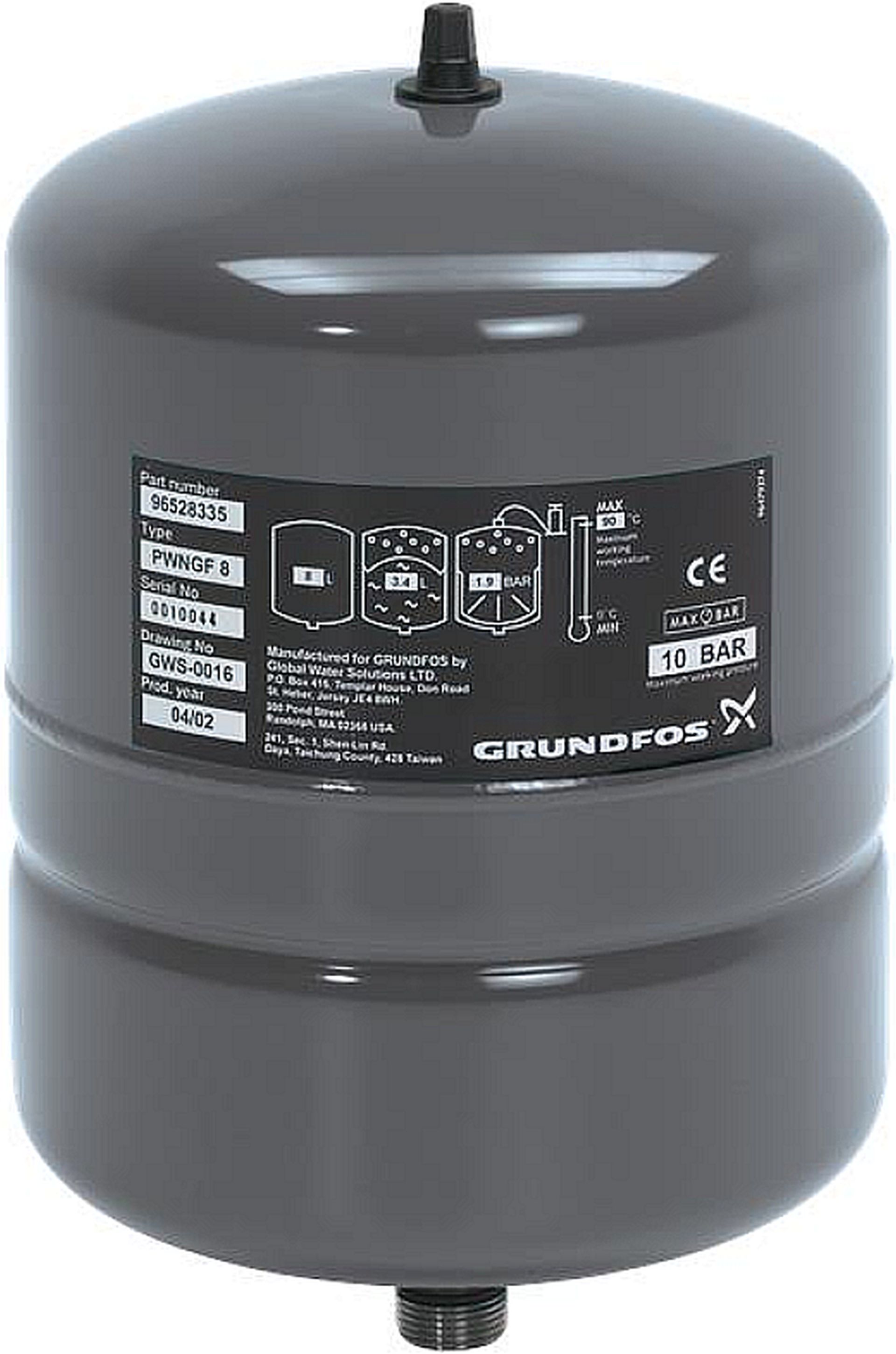 Grundfos Membránová tlaková nádoba pre SQE SET, 96528335