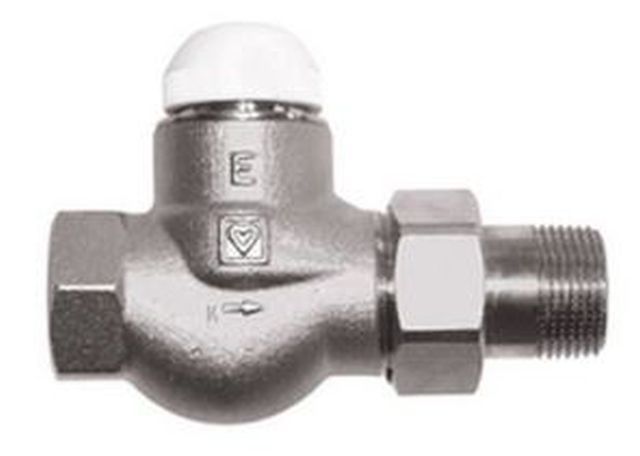 HERZ TS-E Termostatický ventil M 28x1,5 plnoprietokový, priamy 1/2&quot; 1772311