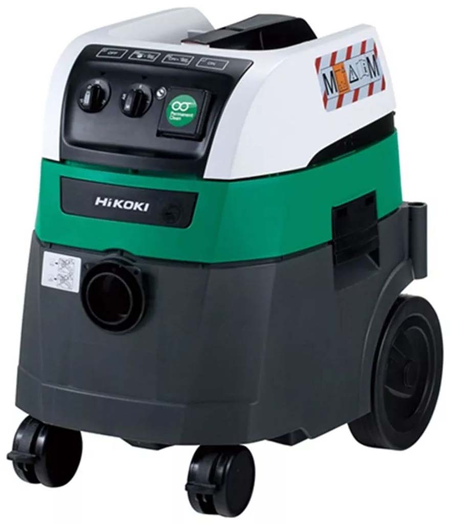 HiKOKI RP350YDMWAZ Vysavač s automatickým oklepom sucho-mokrý (1200W/25l)
