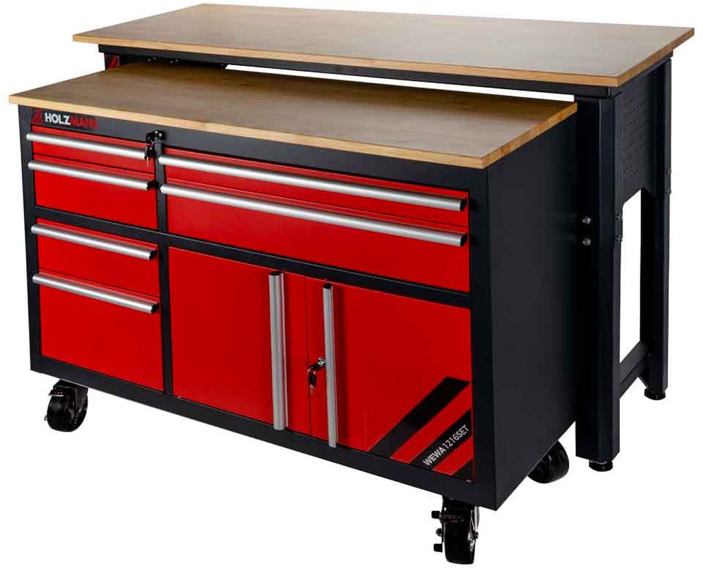 Holzmann Sada dielenského vozíka a pracovného stola (400kg) WEWA1216SET