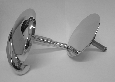 IDEAL Standard Multiplex Trio odtokovo-prepadove krytky pochrómované A3009AA