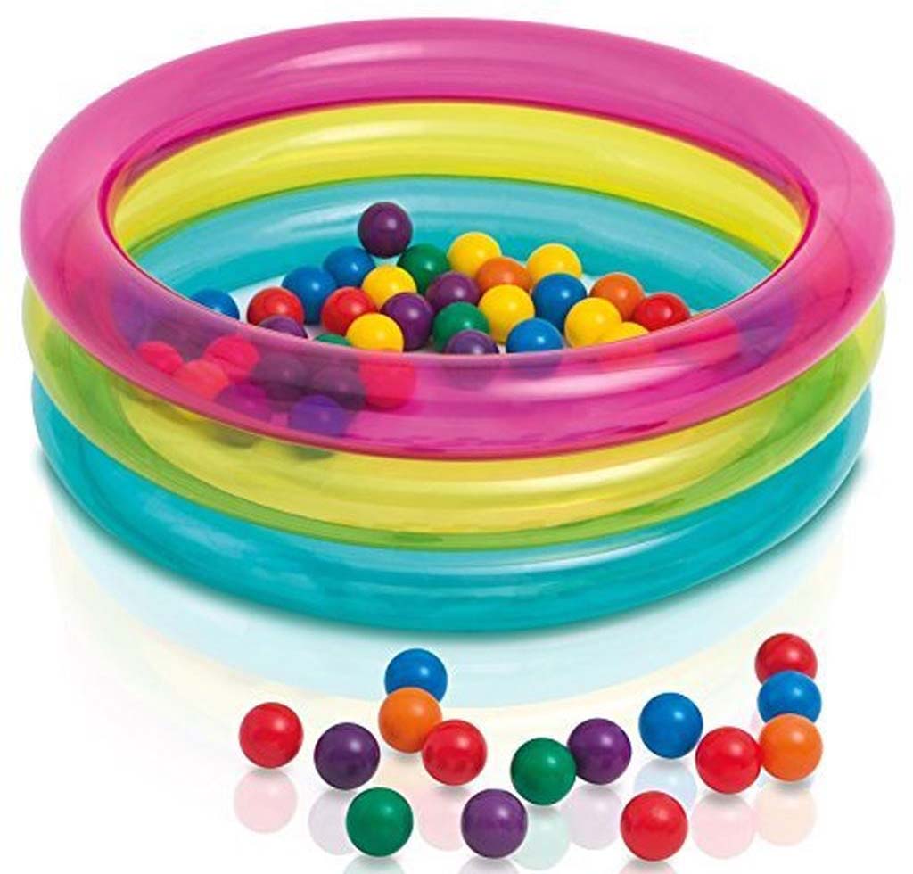 INTEX BABY BALL PIT Hrací bazénik s tromi prstencami 86 x 25 cm 48674