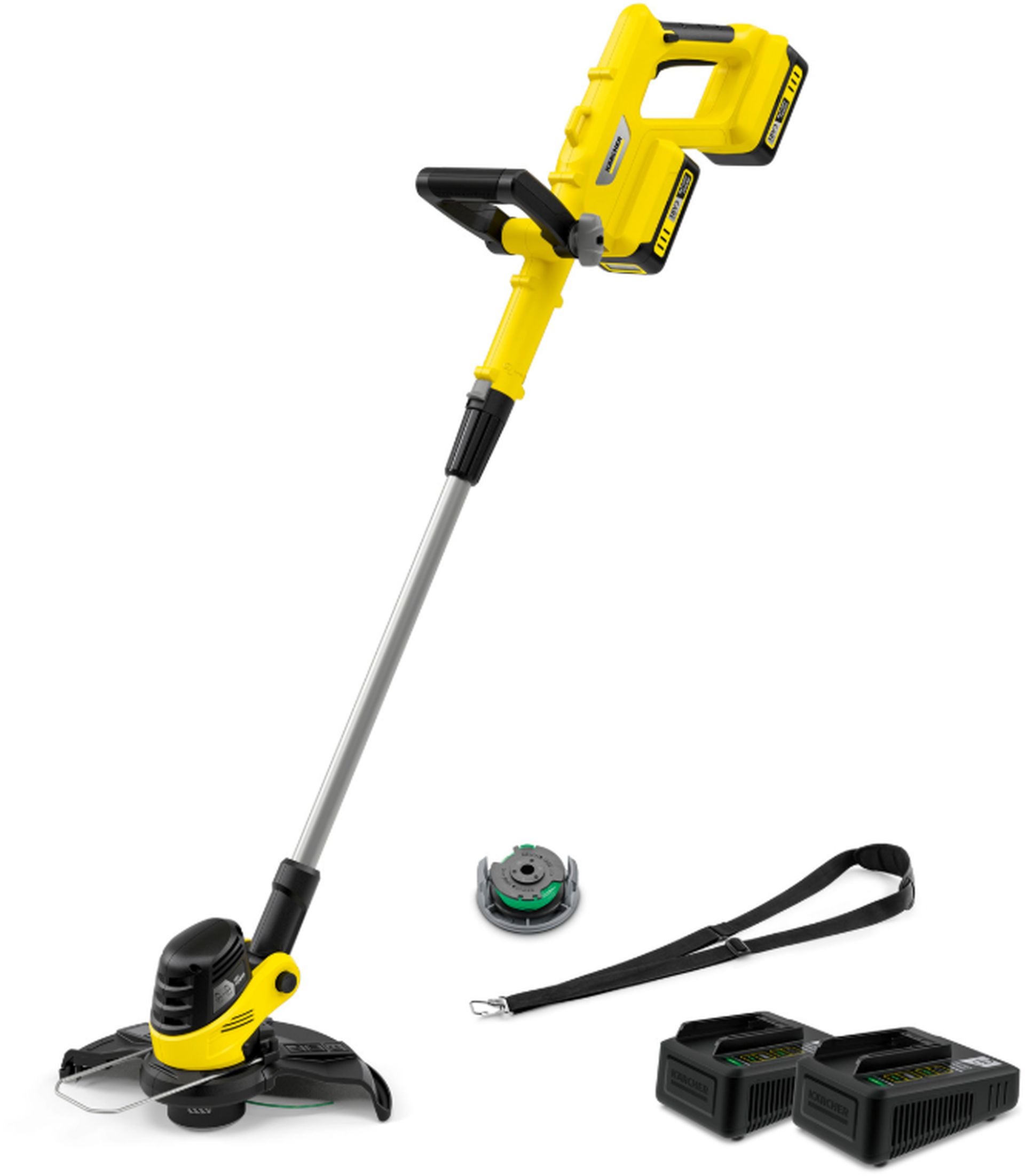 KÄRCHER LTR 3-18 Dual Battery Set Aku strunová kosačka na trávu (18V/2x2,0Ah) 1.445-451.0