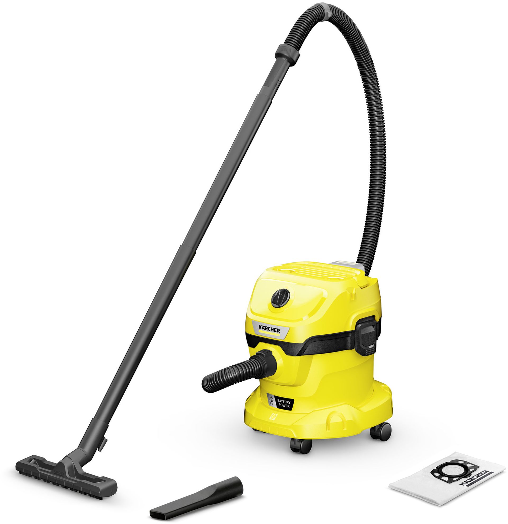 BAZÁR!! KÄRCHER WD 2-18 V-12/18 Battery mokrý/suchý vysávač 12L 1.628-500.0