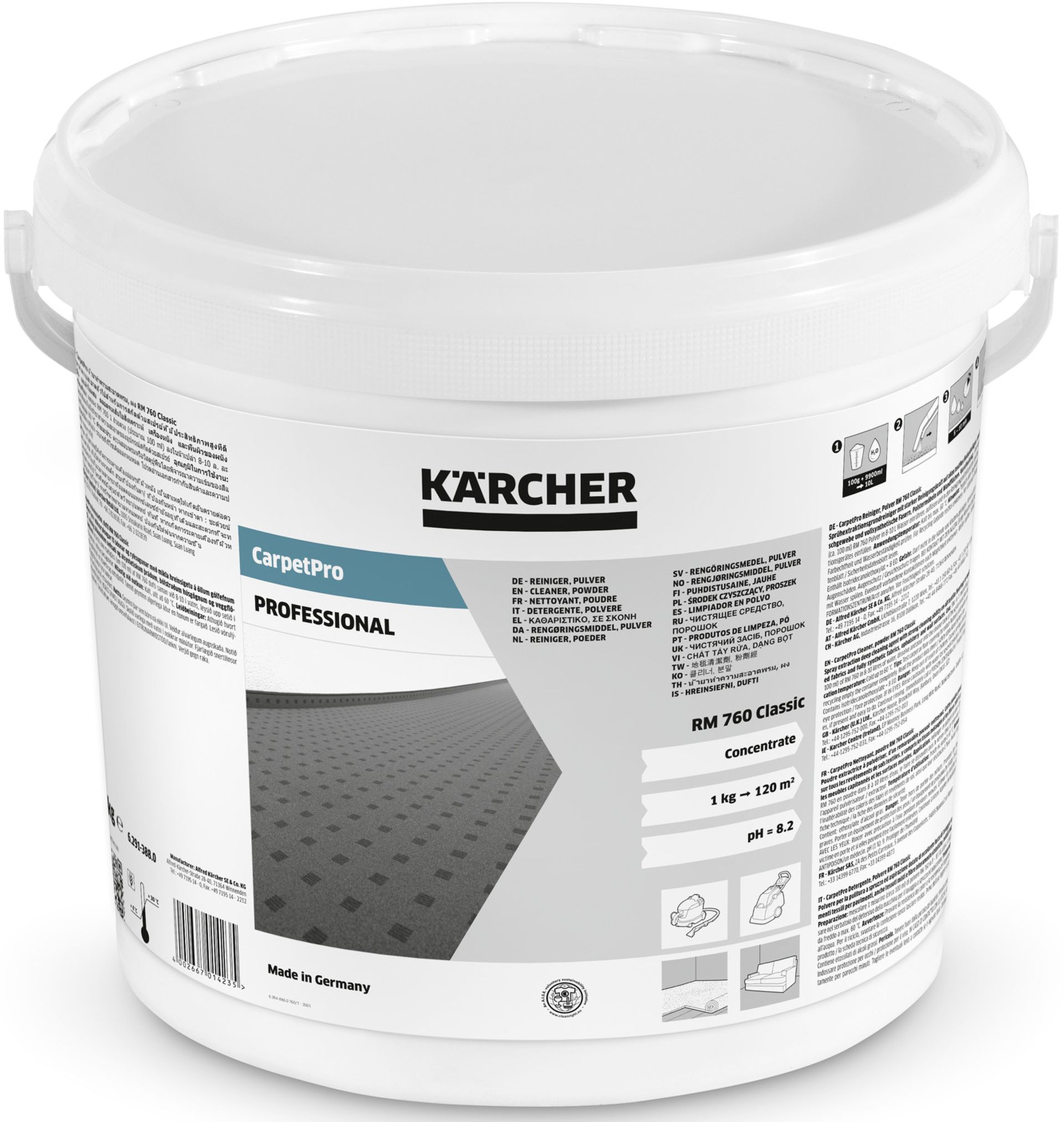 Kärcher RM 760 CarpetPro Čistič kobercov, prášok, (10 kg) 6.294-844.0