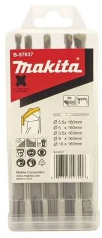 Makita B-57037 SDS-plus D Sada vrtákov 5,5-10mm 5ks