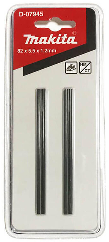Makita D-07945 otočný nôž do hoblíka 82 mm (2 ks)