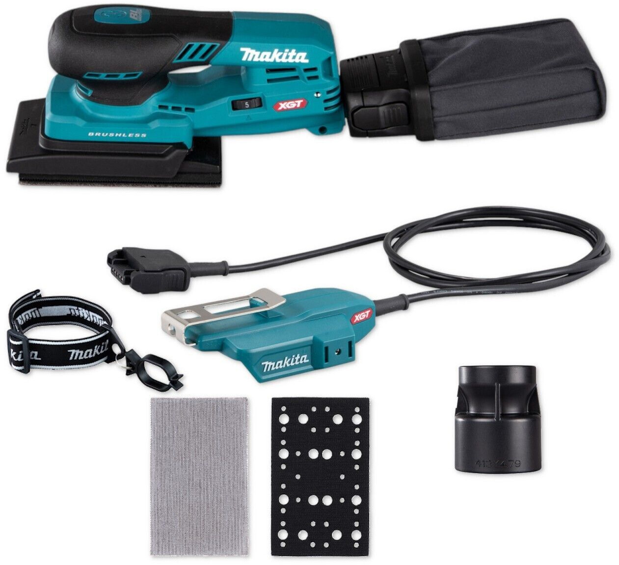 Makita Aku vibračná brúska s reguláciou 80x130mm Li-ion XGT 40V, bez aku BO005CGZ