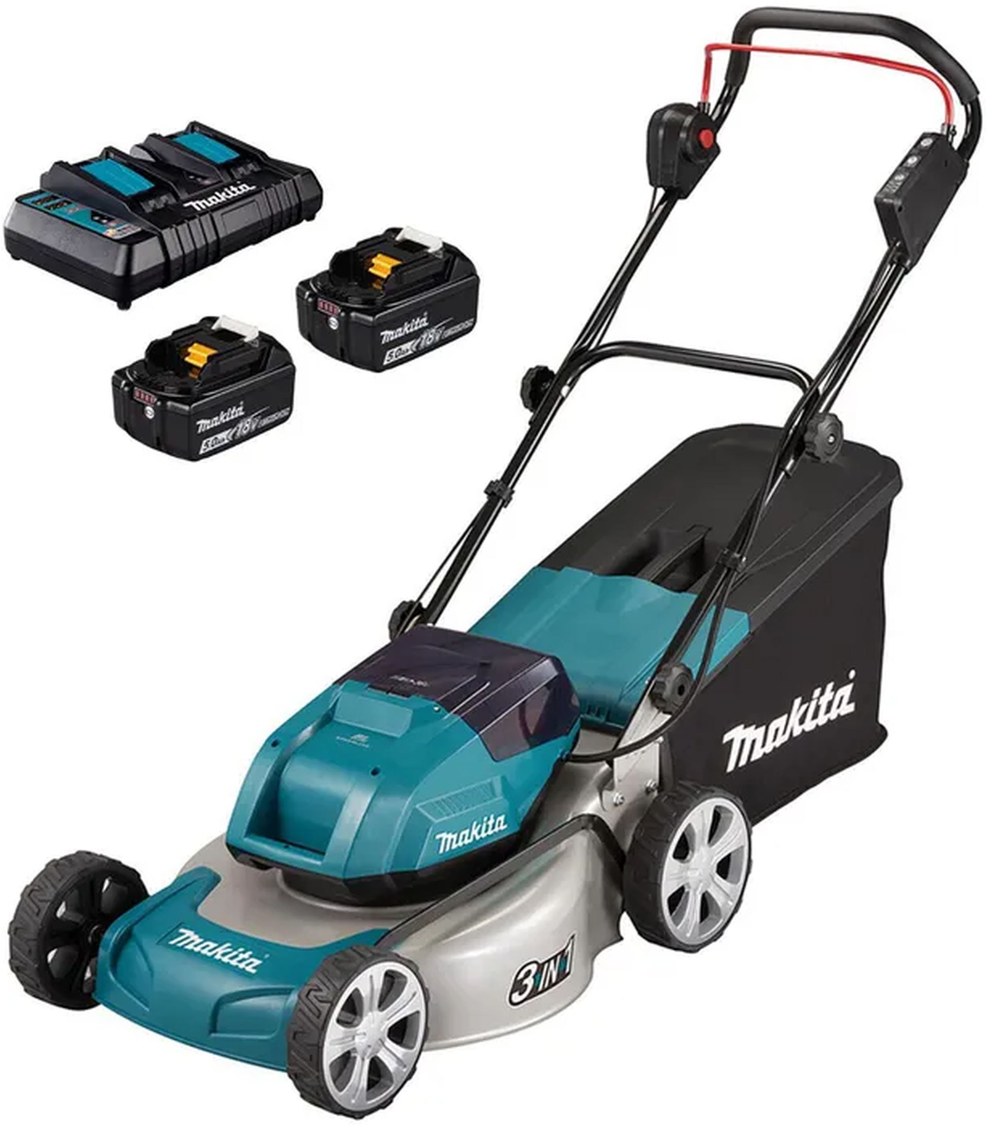 Makita DLM463PT2 Aku kosačka 460mm Li-ion LXT (18V/2x5,0Ah)