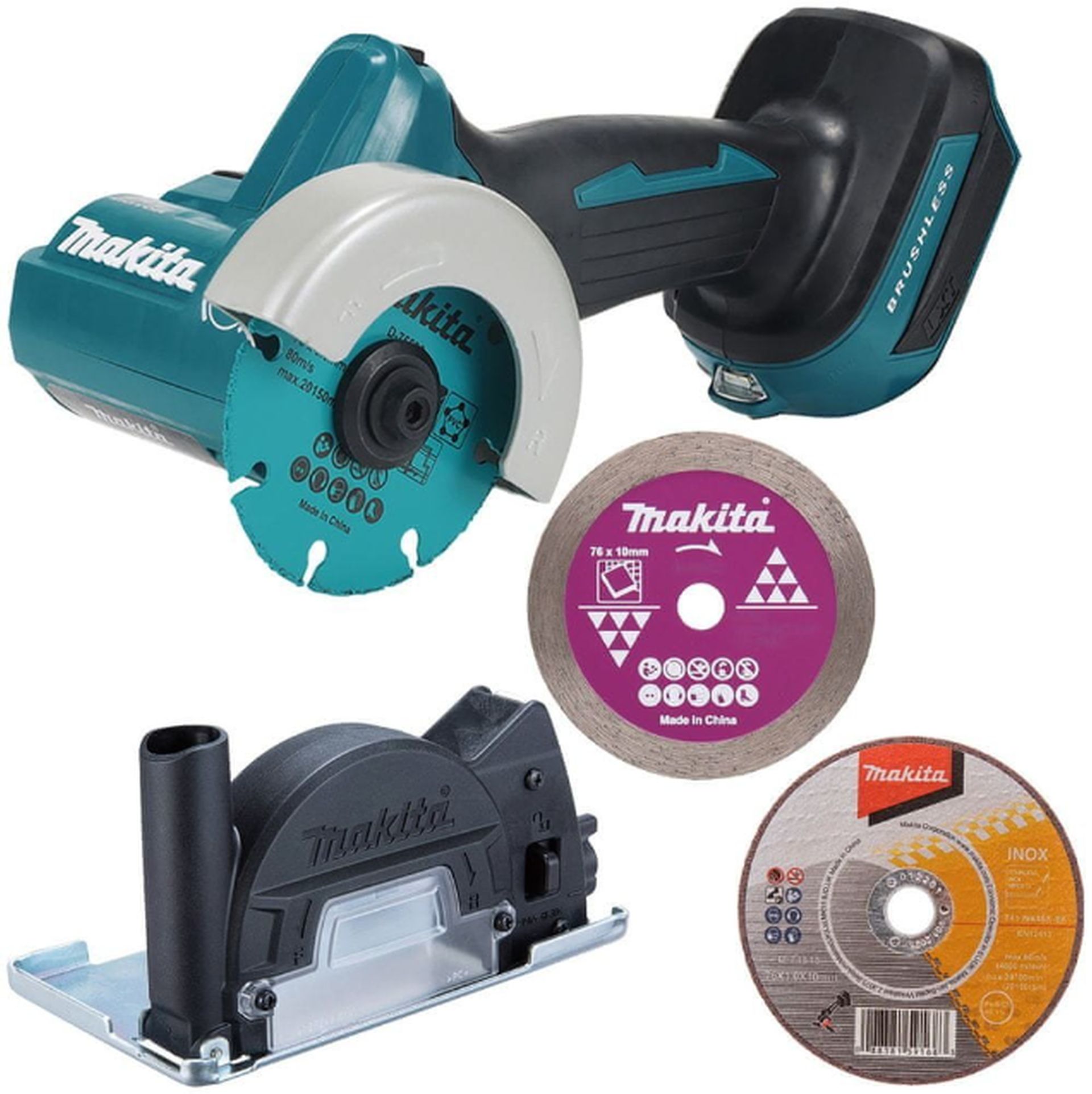 Makita DMC300Z Aku uhlová brúska 76 mm, 18V,bez aku