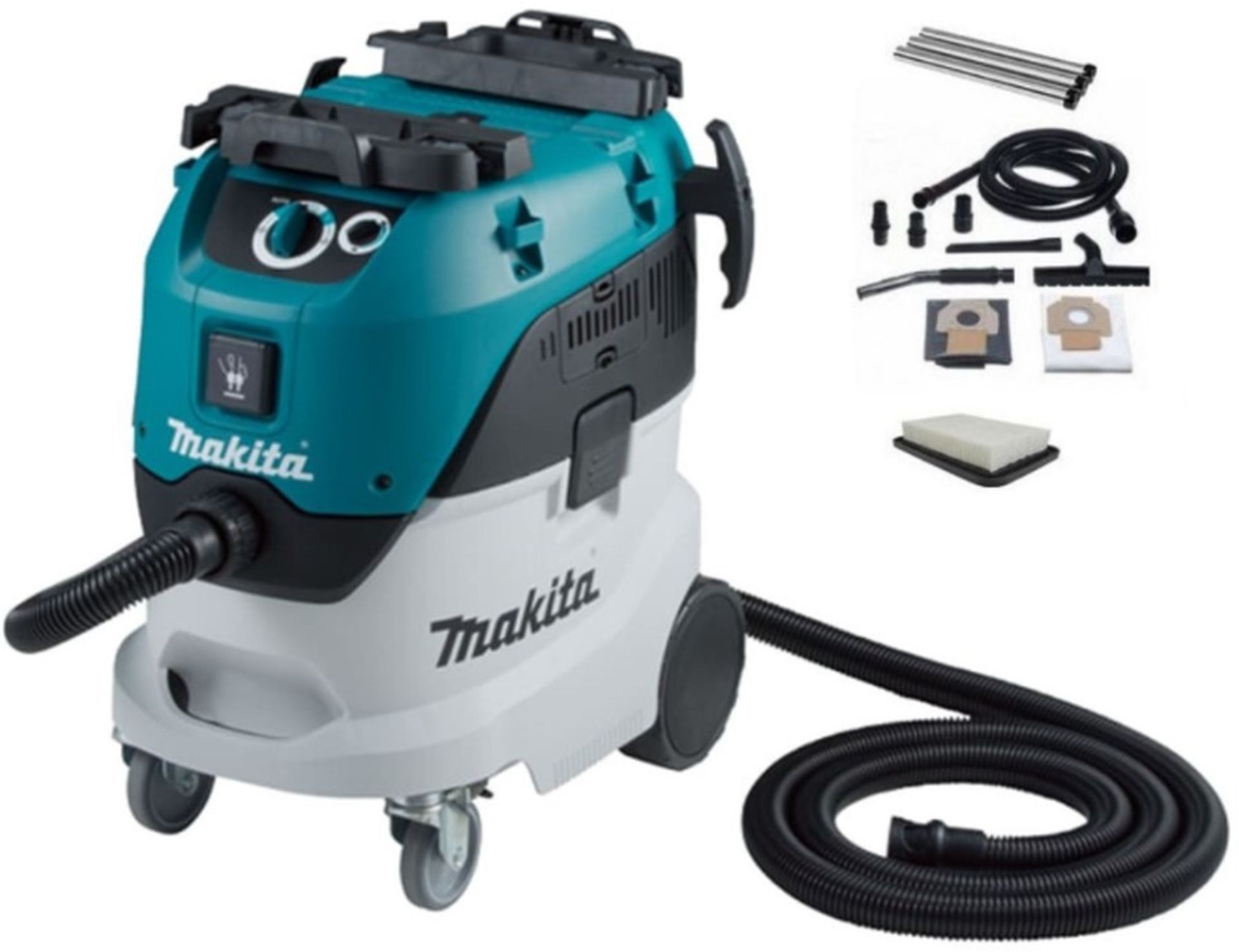 Makita VC4210M Vysávač na mokré a suché vysávanie 1200W, trieda M