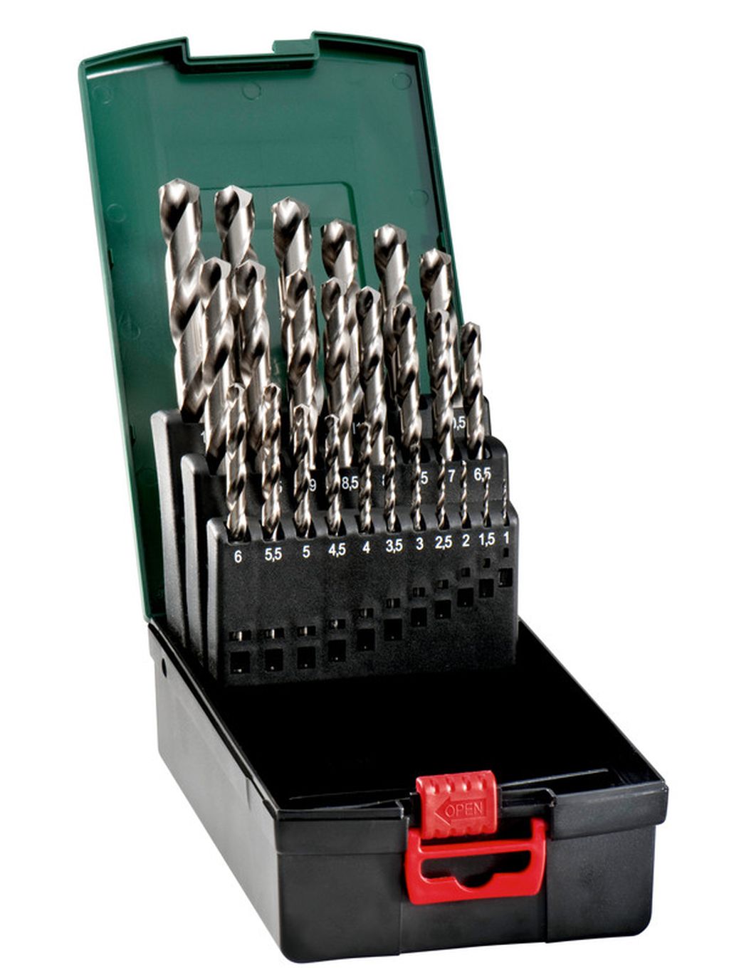 Metabo Sada špirálových vrtákov do kovu HSS-G 627669000