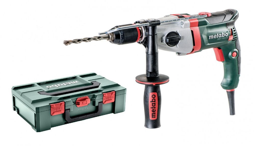 BAZÁR Metabo 600786500 SBEV 1300-2 S Príklepová vŕtačka 1300 W, MetaBOX 145 L POUŽITÉ!!