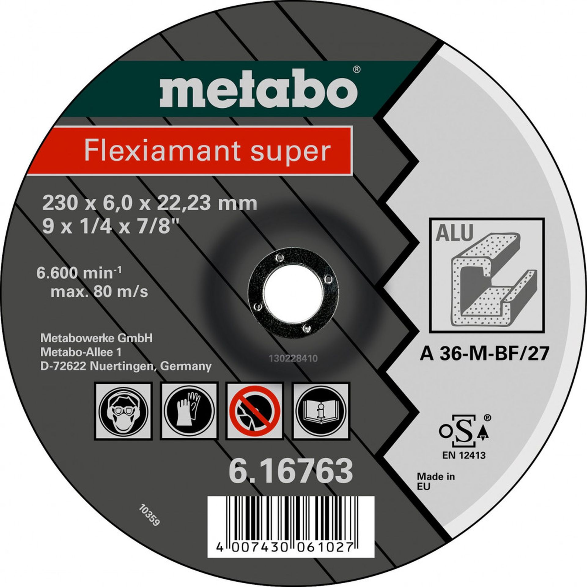 Metabo Flexiamant Super Rezný kotúč 125 x 6,0 x 22,23 hliník, SF 27 616749000