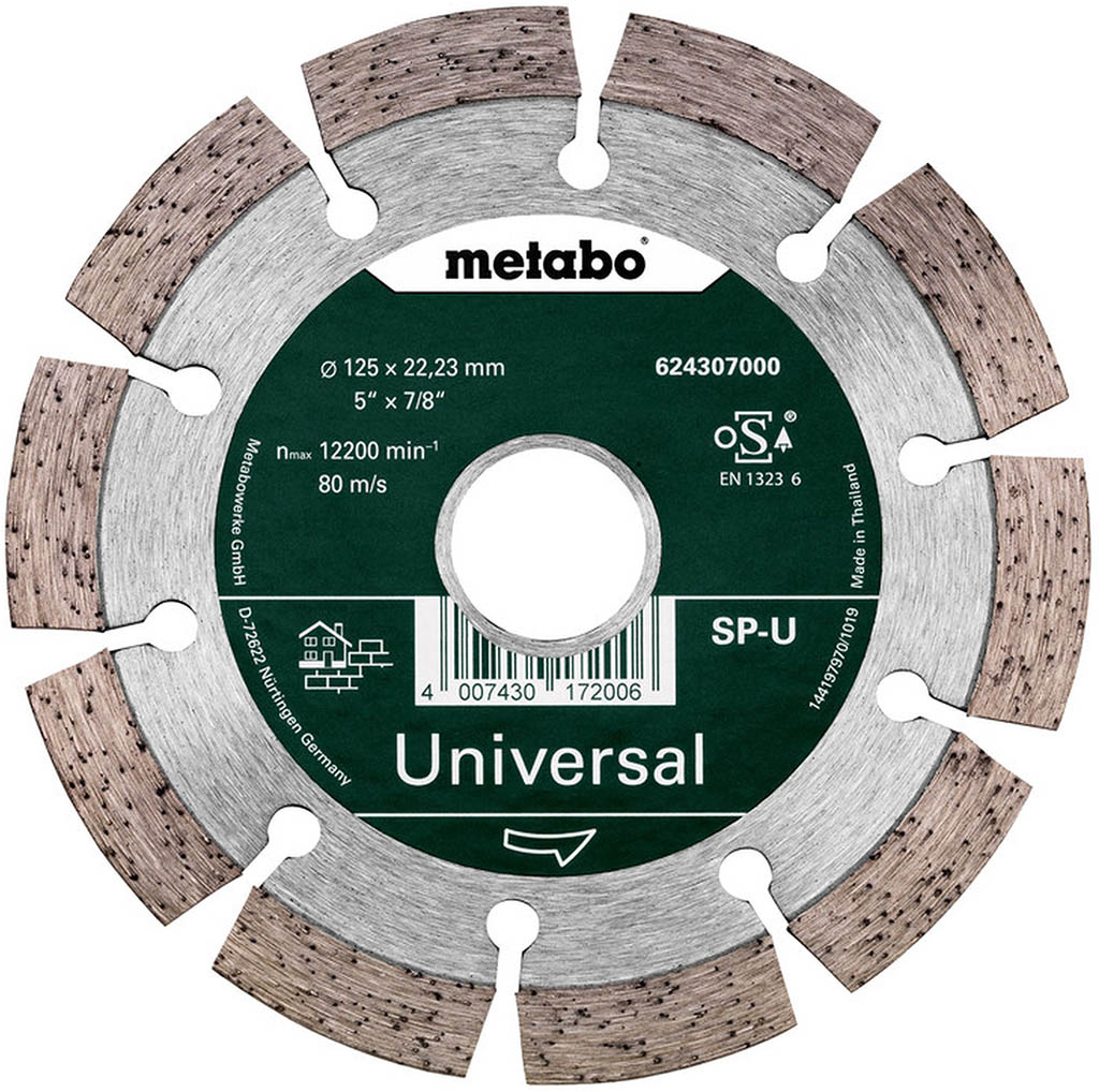 Metabo Diamantový rezný kotúč 125x22,23mm SP - U 624296000