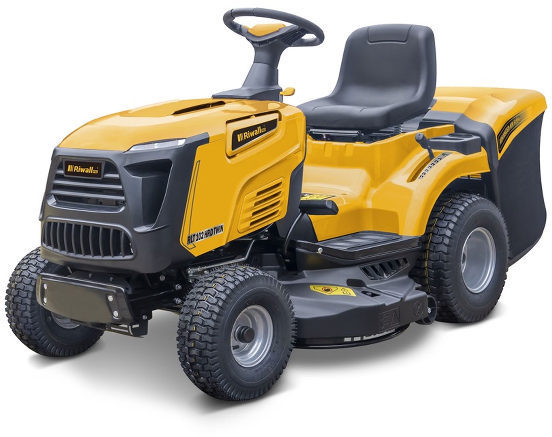 Riwall RLT 102 HRD TWIN - 2-valcový trávny traktor 102 cm zadné vyhadzovanie TK13G2501003B