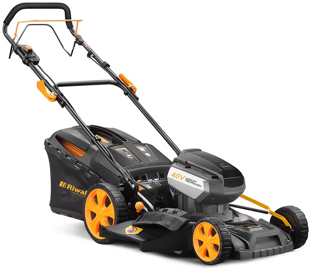 BAZÁR!! Riwall PRO RALM 4640 SPi - aku 40 V trávna kosačka 4v1 s pojazdom POŠKODENÝ KÔŠ!!