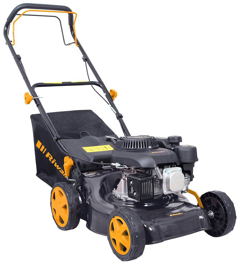 BAZÁR!! Riwall PRO RPM 4234 - multifunkčná trávna kosačka 2 v 1 s benzínovým motorom