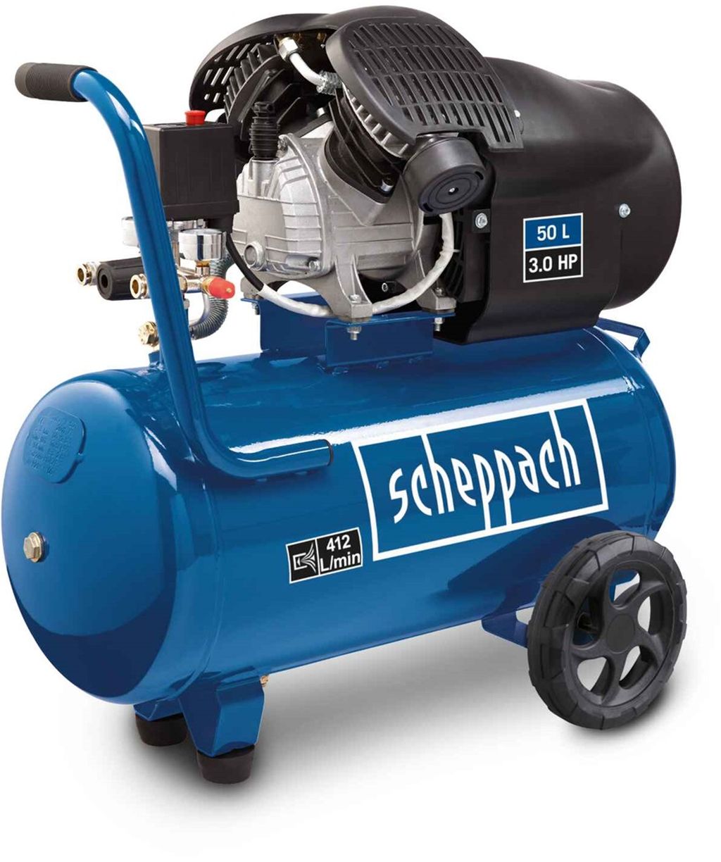 SCHEPPACH HC 52 DC - dvojpiestový olejový kompresor 50 l 5906101942