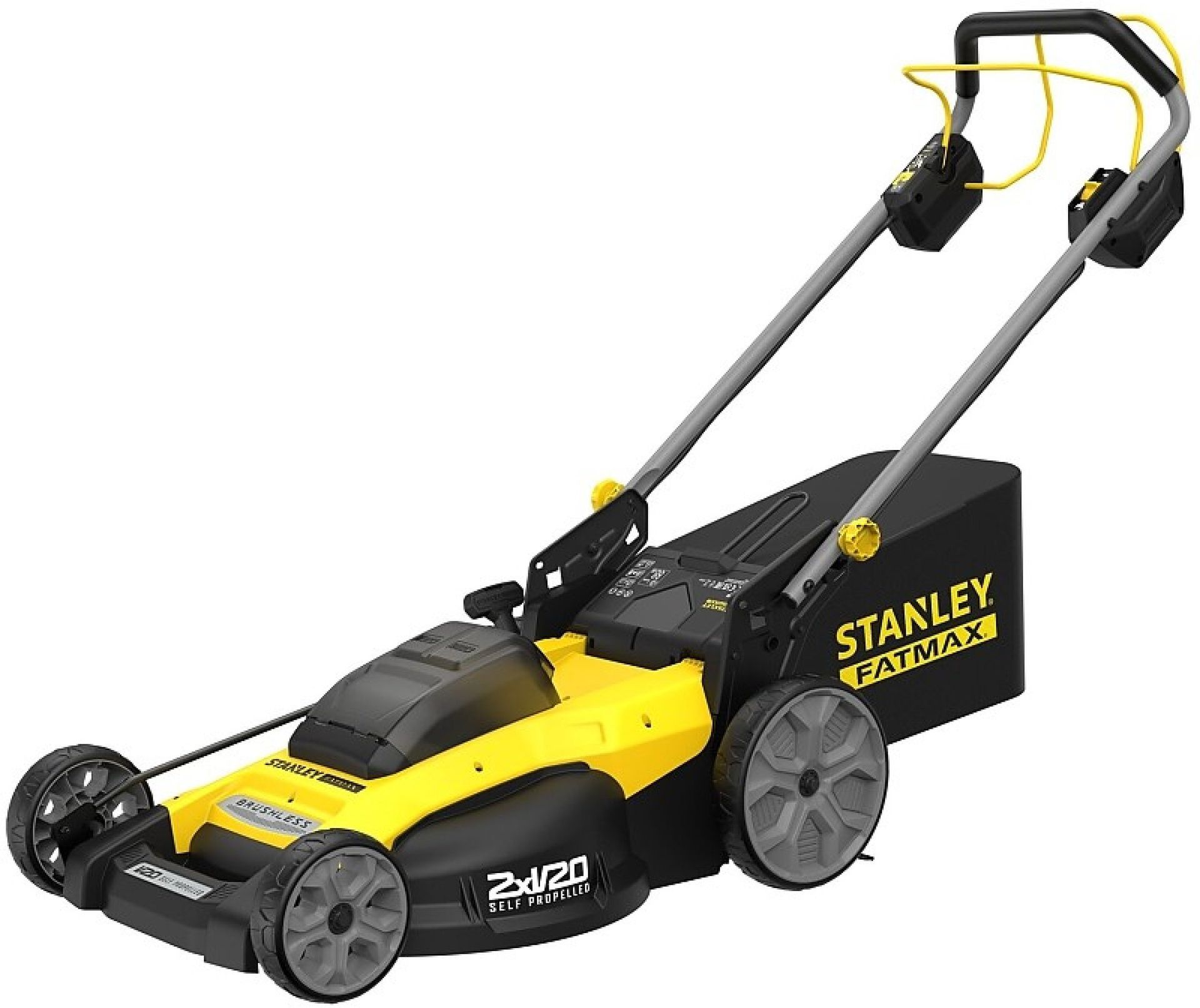 Stanley SFMCMWS251M FatMax 2x V20 Aku kosačka s pojazdom 49,5cm (18V/2x4,0Ah)